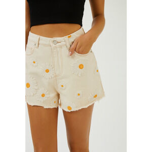 Blank NYC Daisy Duke Sperry Sunflower Shorts Womans Size 27